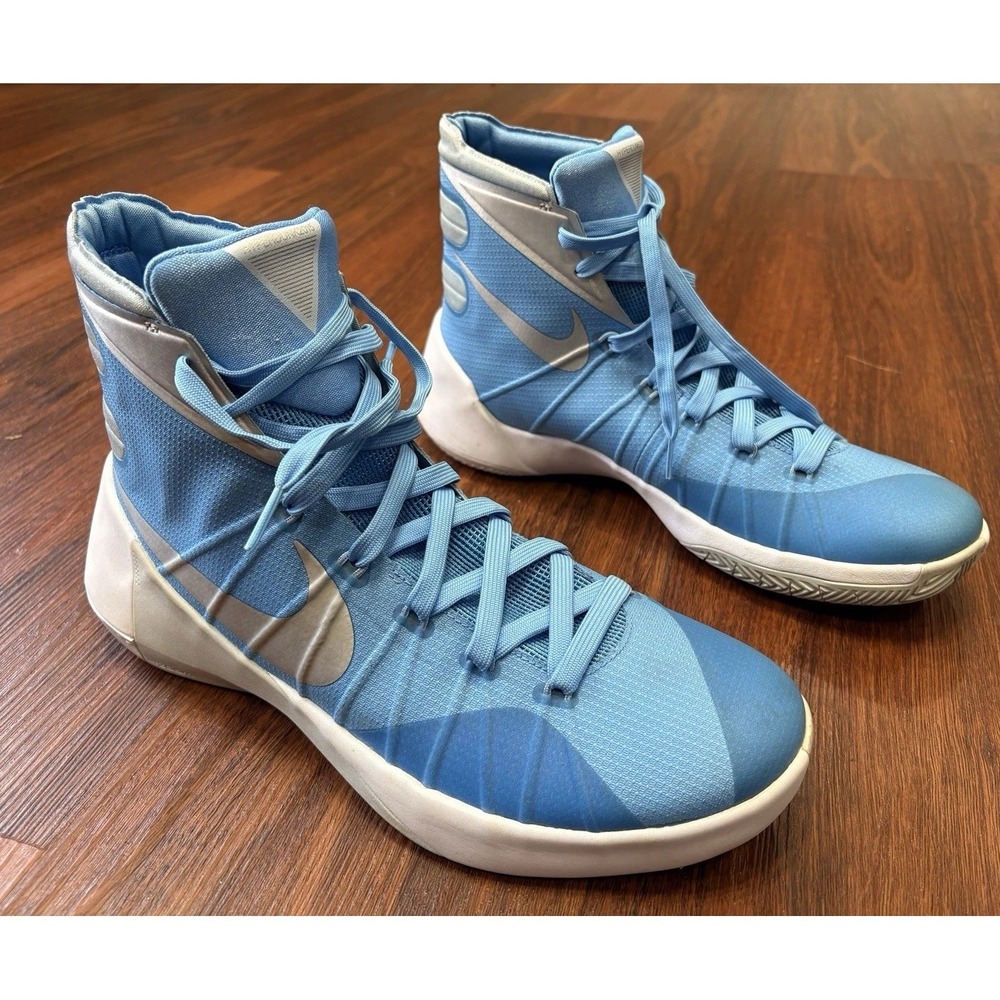 Nike Men's Zoom Tarheel Blue Basketball Shoes Size 13.5 Hyperdunk2015 749885-403